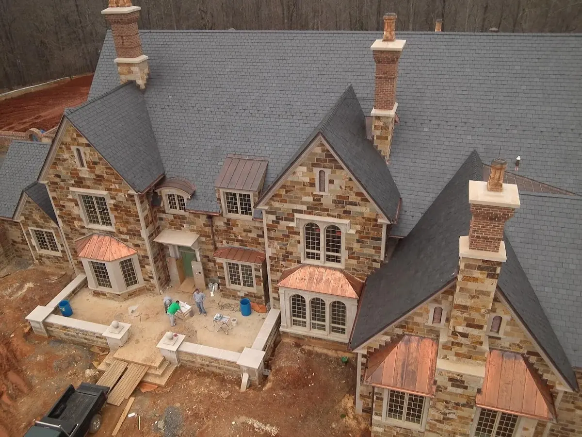 Craftsman Roofing Gutter Guard Installation project in Green